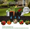 Artloge 3 PCS Raised Garden Bed Outdoor Plant Boxes Stainless Steel Planter Flower Pot with Drainage Hole for Vegetable Flower Fruits - 4 of 4