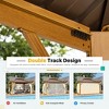 EROMMY Gazebo 12’x14’W/Steel Double Roof Hardtop Gazebo - 4 of 4
