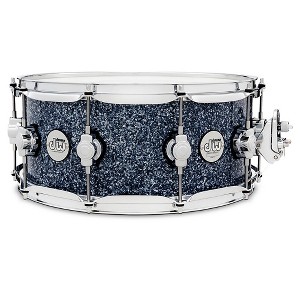 DW Design Series Snare Drum 14 x 6 in. Blue Granite Finish Ply - 1 of 4