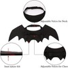 Pet Cat Bat Wings for Halloween Party Decoration, Puppy Collar Leads Cosplay Bat Costume,Cute Puppy Cat Dress Up Accessories - 4 of 4