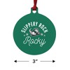 Slippery Rock The Rock Aluminum Holiday Christmas Tree Ornament - 3 of 4