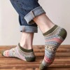 Warm Woolen Block Knitting Ankle Socks - Men's Sizes Adult Large from the Sock Panda - 2 of 3