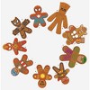 Women's Marvel Christmas Gingerbread Cookie Circle T-Shirt - 2 of 4