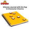 Inkology, LLC Garfield 160-Page Silicone Spiral Notebook With Pop Charms | 6 x 8 Inches - 3 of 4