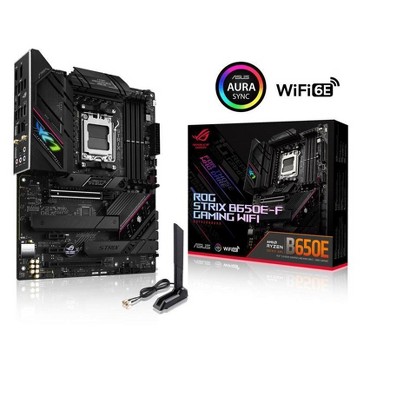 Asus ROG Strix B650E-F GAMING WIFI Gaming Desktop Motherboard - AMD B650 Chipset - Socket AM5 - ATX (rogstrixb650e-fgamingwifi)