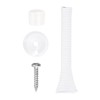 Unique Bargains Spring Steel Thickened Rubber Head Anti-Rust Plating Flexible Door Stop 12 Pcs - 4 of 4