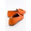 Mona - Neon Orange Soft Leather Tassel Loafers (Women)  | Forever & Always Shoes - 4 of 4
