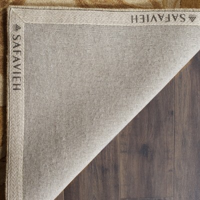 Antiquity Beige and Gold 6' x 9' Wool Area Rug