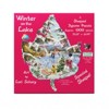 Sunsout Winter on the Lake 1000 pc Special Shape Christmas Jigsaw Puzzle 95310 - 3 of 4