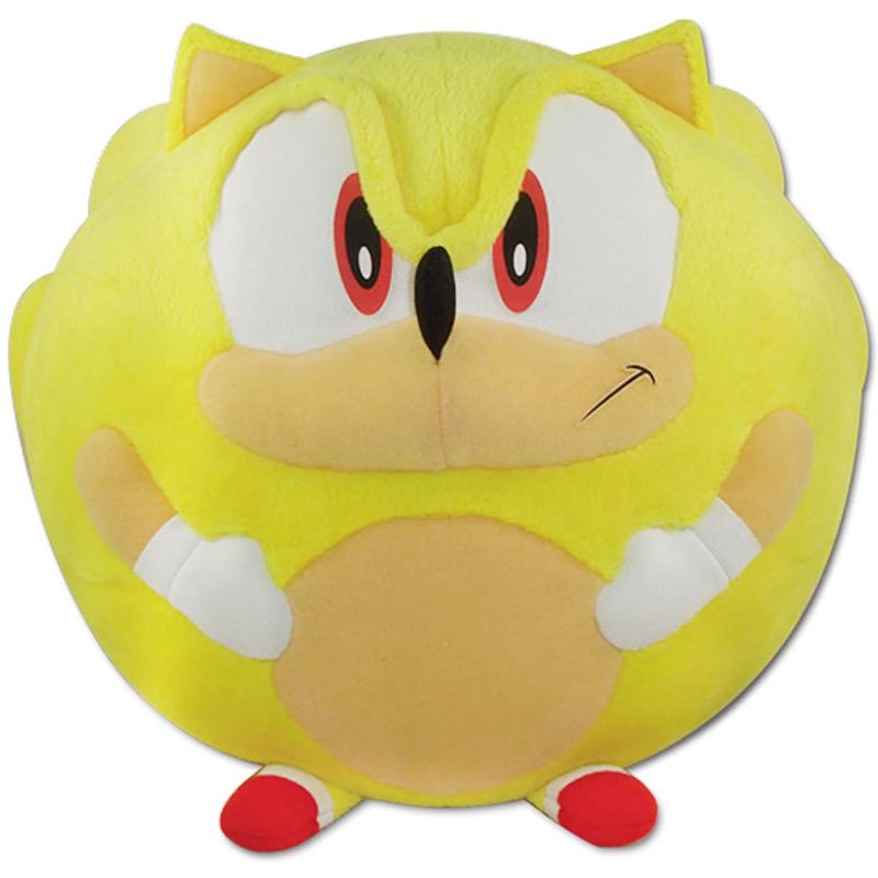 Great Eastern Entertainment Co. Sonic the Hedgehog 8 Inch Ball Plush | Super Sonic, 1 of 2