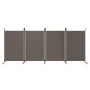 vidaXL 4-Panel Room Divider Anthracite 136.2"x70.9" Fabric - 3 of 4
