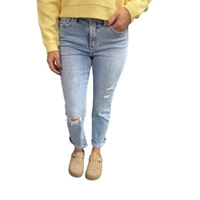 Women's Skye Hr Single Cuff Crop Jeans - LOVERVET