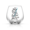 JoyJolt Star Wars New Hope Obi-Wan Kenobi Blue Lightsaber Stemless Drinking Glass - 15 oz - Set of 2 - 3 of 4