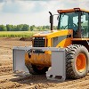 Thick Quick Tach Cut Out Mount Plate, Steel Skid Steer Quick Tach Attachment Adapter Plate Compatible with Bobcat, Kubota Tractors - 2 of 2