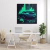 Stupell Industries Urban Sports Car Neon Graffiti Canvas Art, 36" x 36" - 3 of 4