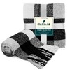 PAVILIA Chenille Throw Blanket with Woven Knitted Tassel Fringe for Couch, Living Room Decor and Bed - 2 of 4