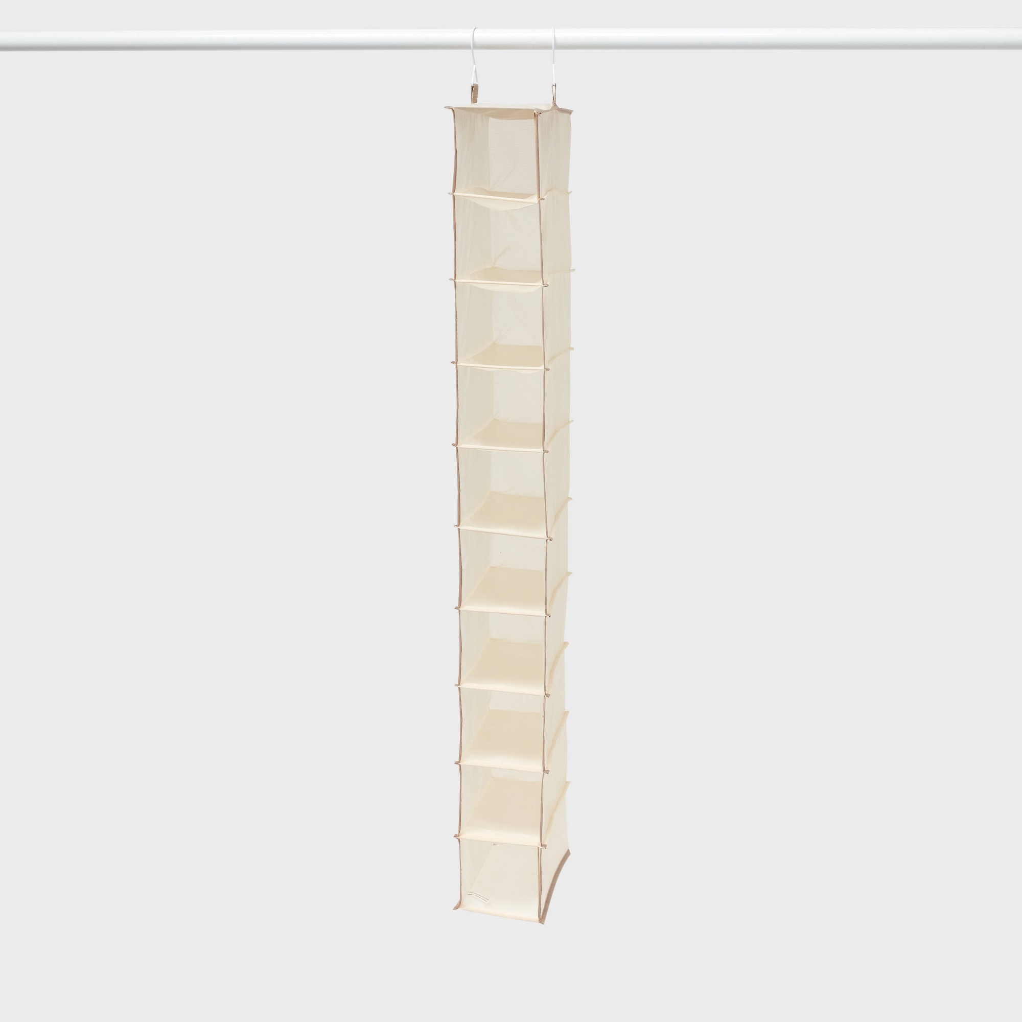 10 Shelf Hanging Shoe Storage Organizer Tan - Brightroom™