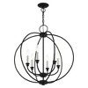 Livex Lighting Milania 6 - Light Chandelier in  Black - 2 of 3