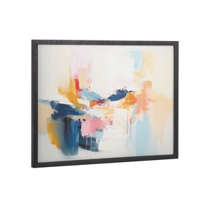 Kate & Laurel All Things Decor 16"x12" Gallery Elegant Coastal Beach Abstract Print by The Creative Bunch Studio Black - 1 of 4