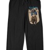 Sand Land Centaur Men's Black Sleep Pajama Pants - 2 of 4