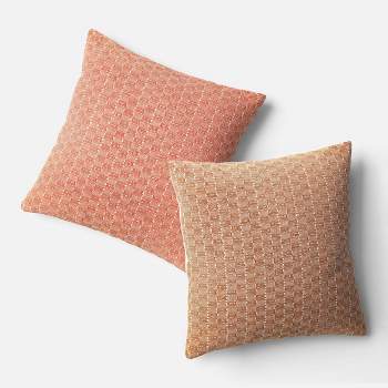 Oversized Textural Woven Square Throw Pillow - Threshold™