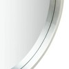 vidaXL Wall Mirror Silver and brown - 4 of 4