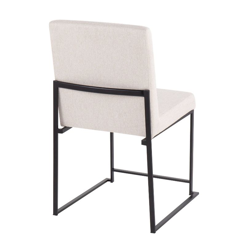 Set of 2 High Back Fuji Dining Chairs, 5 of 13
