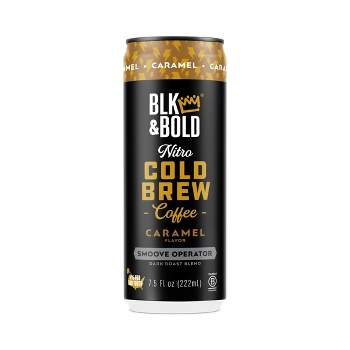BLK & Bold Caramel Nitro Cold Brew Coffee - 7.5 fl oz Can