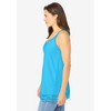 Woman Within Plus Size Lace-Trim V-Neck Tank - 4 of 4