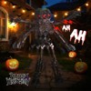 Tangkula Halloween Animatronics Indoor 6Ft Halloween Decorations with 4 Arms Red LED-lit Eyes & Spooky Sounds Hanging Scary Prop - 2 of 4