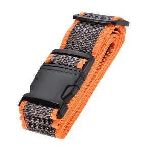 Unique Bargains Travel Outdoor Luggage Adjustable Buckle Belt Utility Straps - 1 of 4