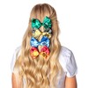 Harry Potter Hogwarts School House Crests Hair Bows - All 4 Houses Available - 4 of 4