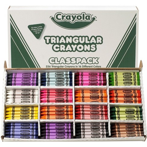 Crayola Anti Roll Triangular Crayons 8 Pk., Coloring & Stickers, Baby &  Toys