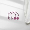 Unique Bargains Ferris Wheel Retractable Buckle Rope Curtain Tie Polyester Plastic 2 Pcs - 2 of 4