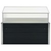 vidaXL Greenhouse Anthracite 39.4"x39.4"x30.3" Galvanized Steel - 3 of 4