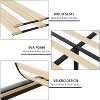homfan Upholstered Bed Frame, Platform Bed Frame with Full/Queen/King Size, Luxurious Linen Upholstery Platform Bed with Wingback Headboard - 4 of 4