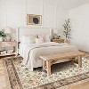 Fulvari Washable Area Rug Vintage Foldable Thin Rug Soft Low-Pile Non-Slip Stain Resistant Floor Indoor Outdoor Carpet - 2 of 4