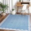 Washable Runner Rug Long Non-Slip Carpet Foldable Bordered Low Pile Stain-Resistant Indoor Accent Mat - 2 of 4