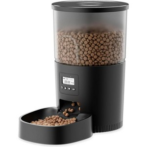 Programmable Automatic Pet Feeder with Dual Power, Timed Food Dispenser for 1-6 Meals Daily - 1 of 4
