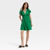 Women's Flutter Short Sleeve Mini A-Line Dress - A New Day™ - 3 of 3