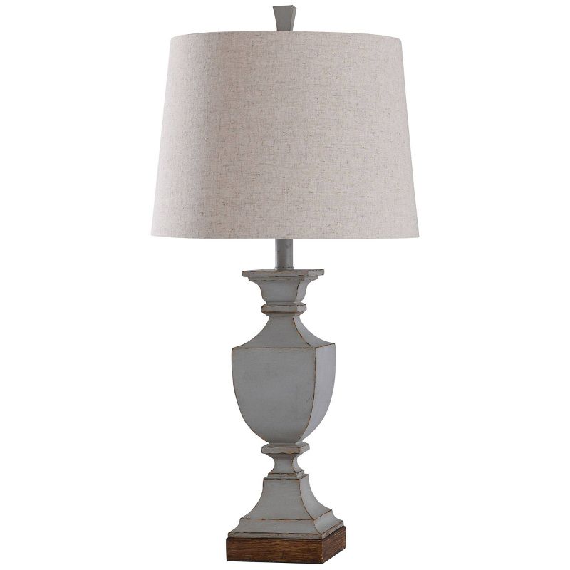 Oldbury Height Classic Traditional Weathered Finish Table Lamp Blue - StyleCraft, 1 of 5