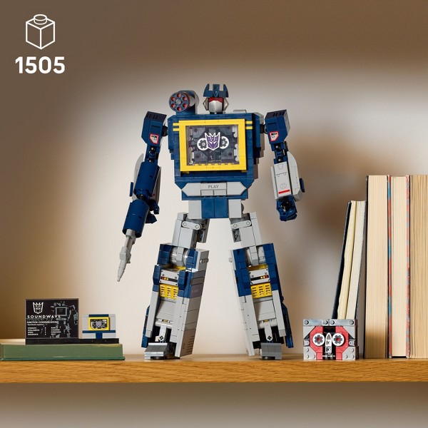 LEGO Icons Transformers Soundwave Kit de Modelo 10358 2