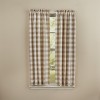 Park Designs Buffalo Check Natural Panels 72" x 63" - 2 of 3