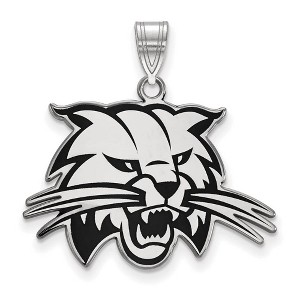 Black Bow Jewelry Sterling Silver Ohio Bobcats NCAA Large Pendant - 1 of 3