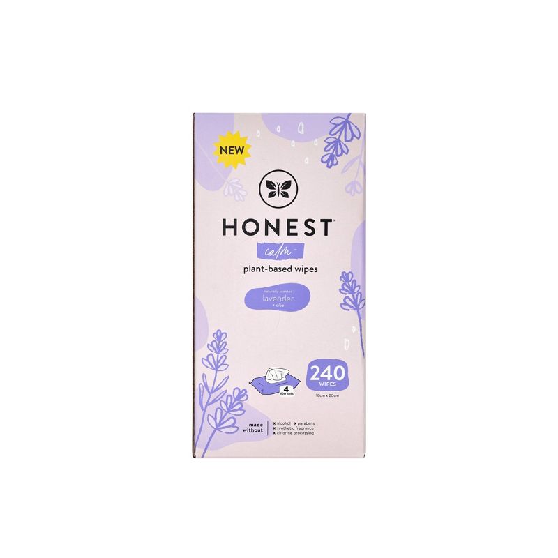 The Honest Company Calm + Cleanse Plant-Based Baby Wipes - Lavender, 5 of 7