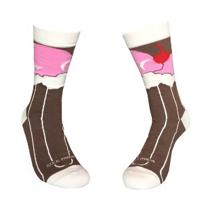 Root Beer Float Socks from the Sock Panda (Men's Sizes Adult Large) - 1 of 4