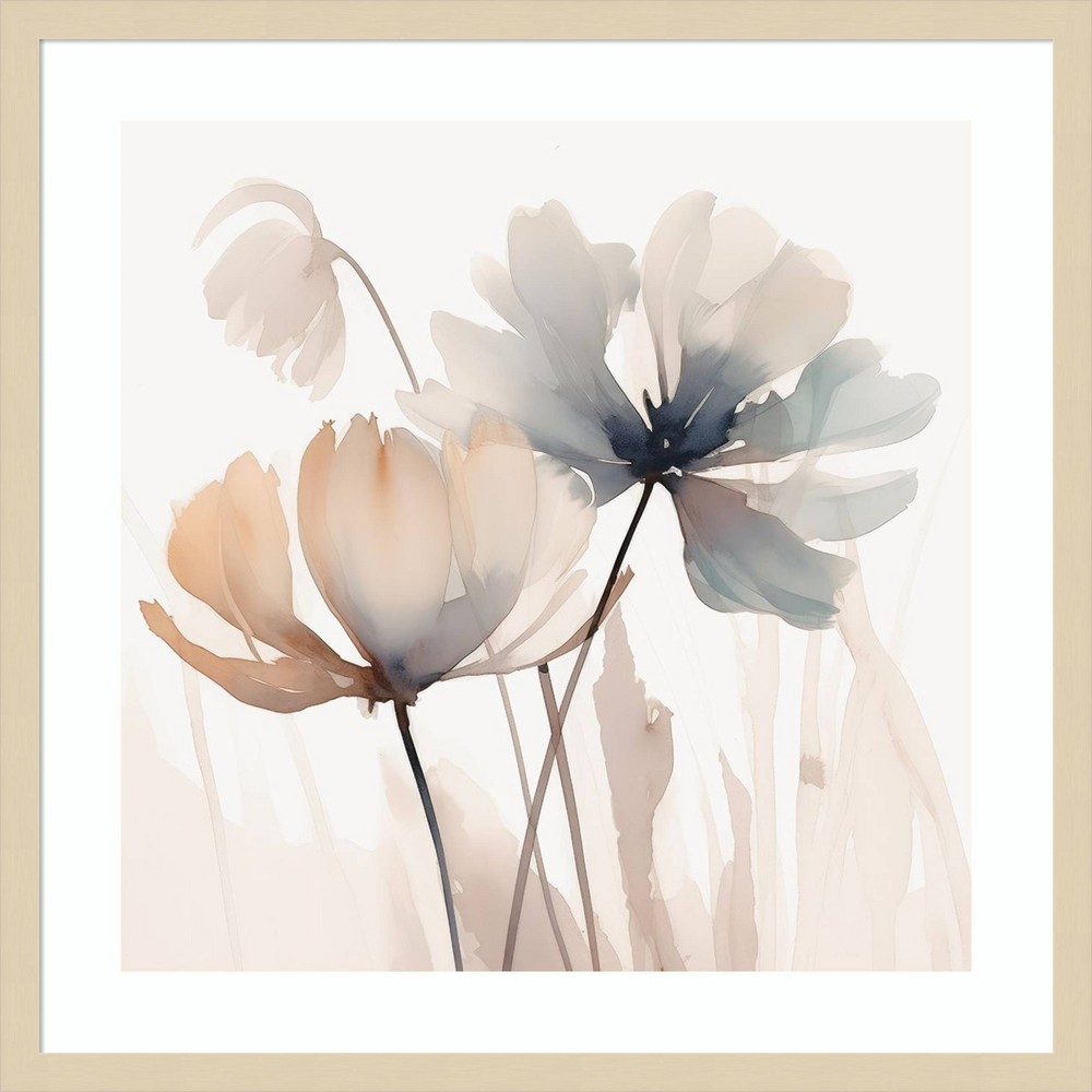 Amanti Art 25x25 Bloom in The Now I by Lazar Studio Wood Framed Wall Art Print