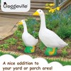 Union Products Wild Goose Outdoor Lawn and Garden Statue, 23" Tall Figurine, Decorative Accent for Patio, Indoor or Protected Outdoors Use, White - 3 of 4