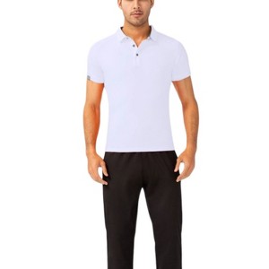 Anna-Kaci Active Men's Athletic Fit Polo Shirt with Contrast Collar and Moisture-Wicking Stretch Fabric - 1 of 4