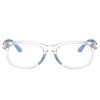 Emporio Armani KIDS EK 3001 5893 Childrens Pillow Eyeglasses Shiny Crystal 47mm - 2 of 3